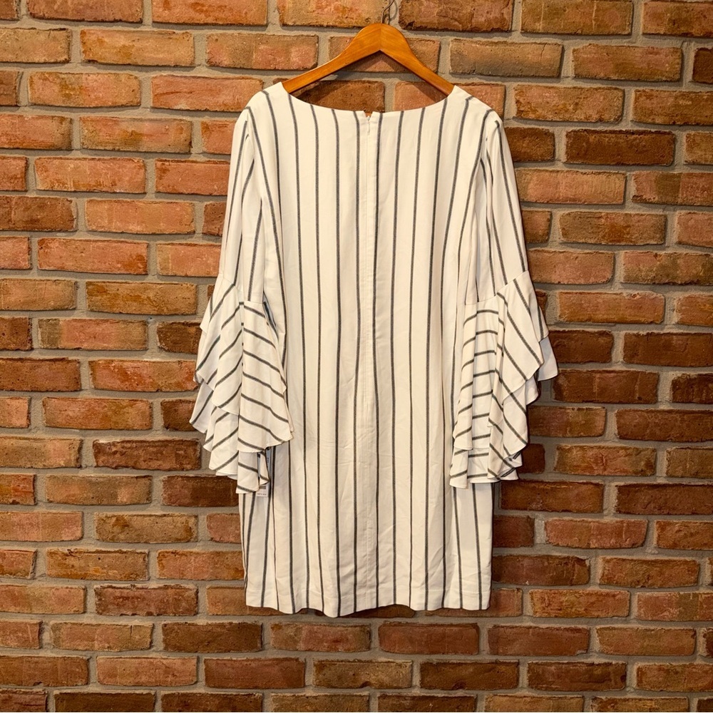 Antonio Melani Ruffled Sleeve Midi Straight Dress - Picture 4 of 4